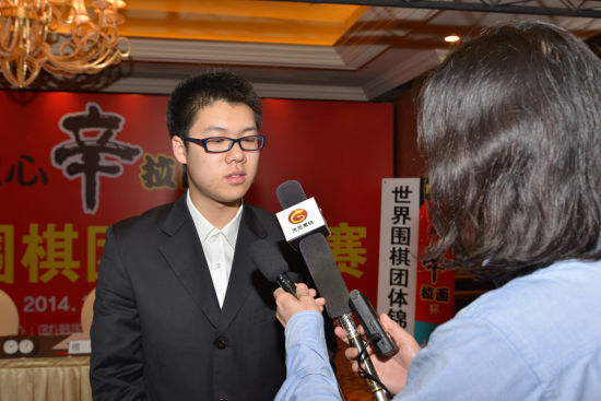 檀啸赛后接受采访