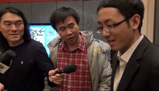 中国队主将时越接受采访